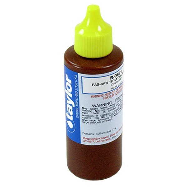 Taylor Technologies R-0871-C-12 Fas-Dpd Titrating Reagent, Chlorine TA60077